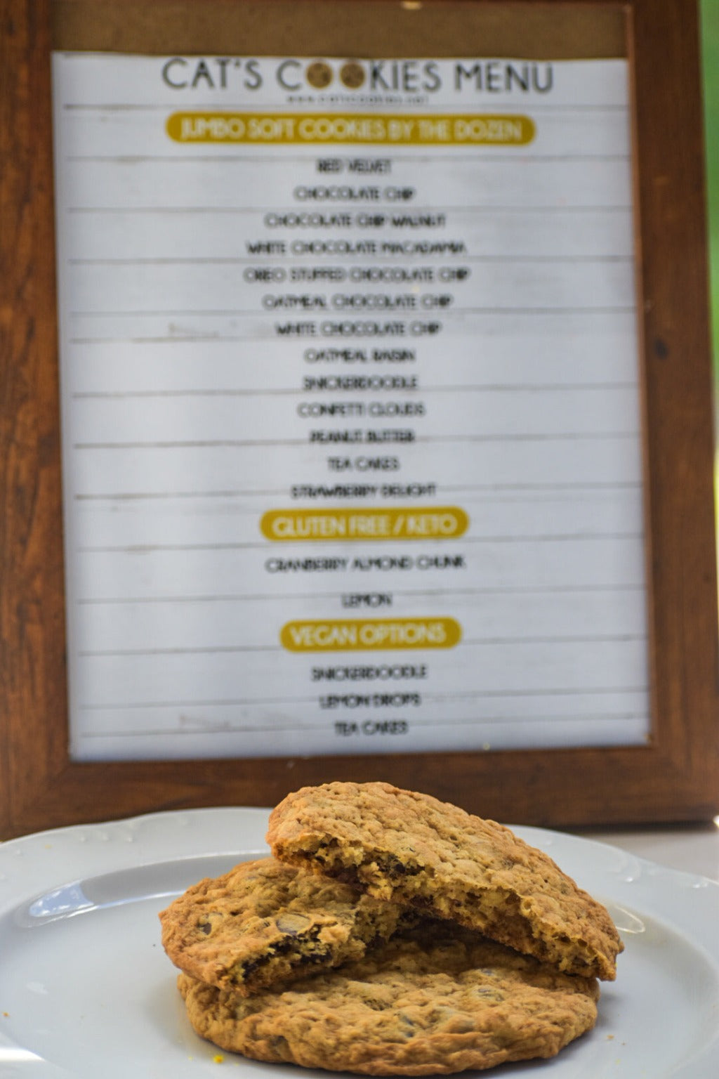 Oatmeal Chocolate Chip Jumbo Soft Baked Texas Sized Cookie