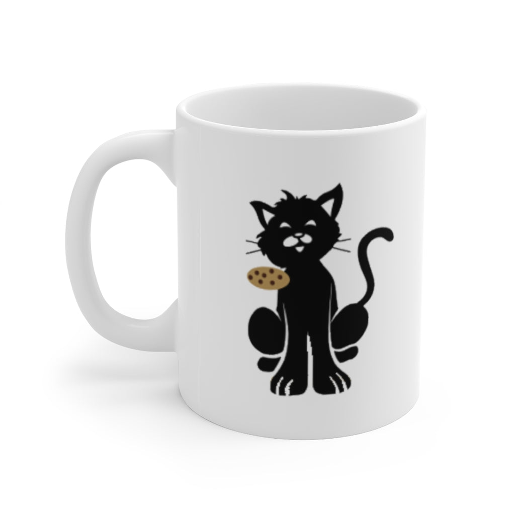 Mug, Cat's Cookies Signature Ceramic Mug, 11oz