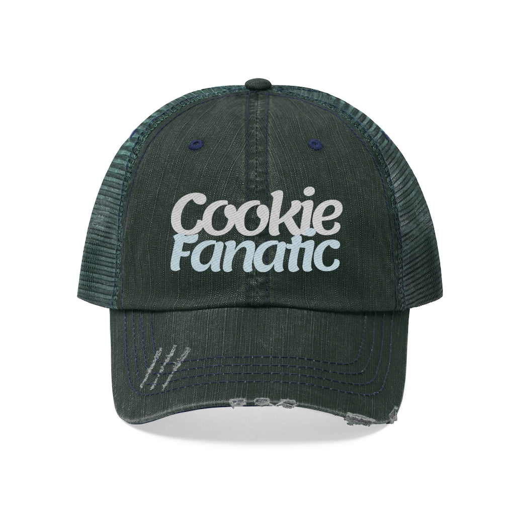 Cat's Cookie Fanatic Signature Trucker Hat, Blue