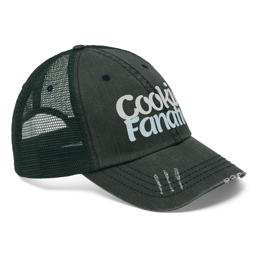 Cat's Cookie Fanatic Signature Trucker Hat, Blue